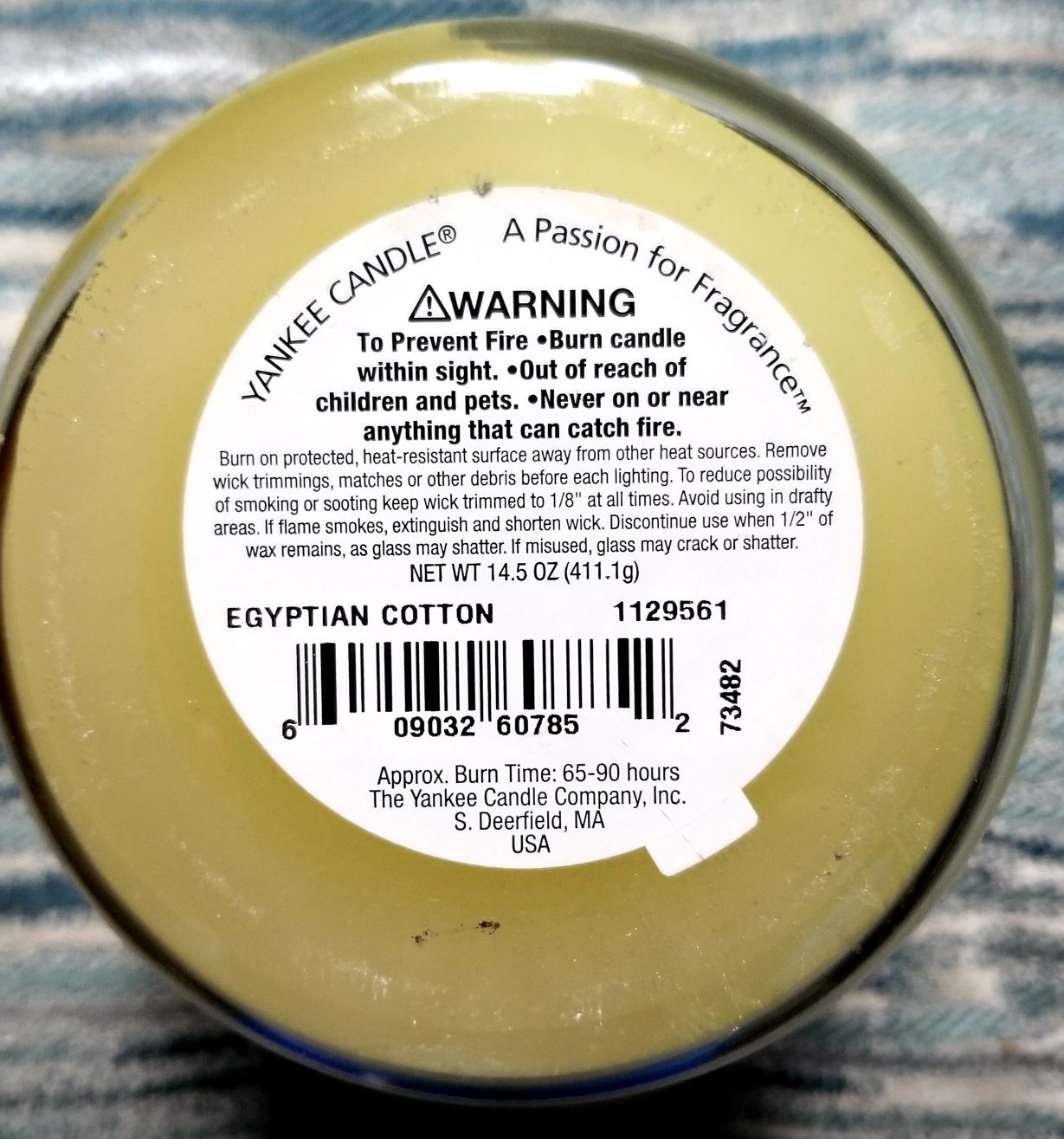 CANDLE: Desert Yankee Egyptian Cotton 2007 - Yankee Candle (International Candles) action figure collectible [Barcode 609032607852] - Main Image 2