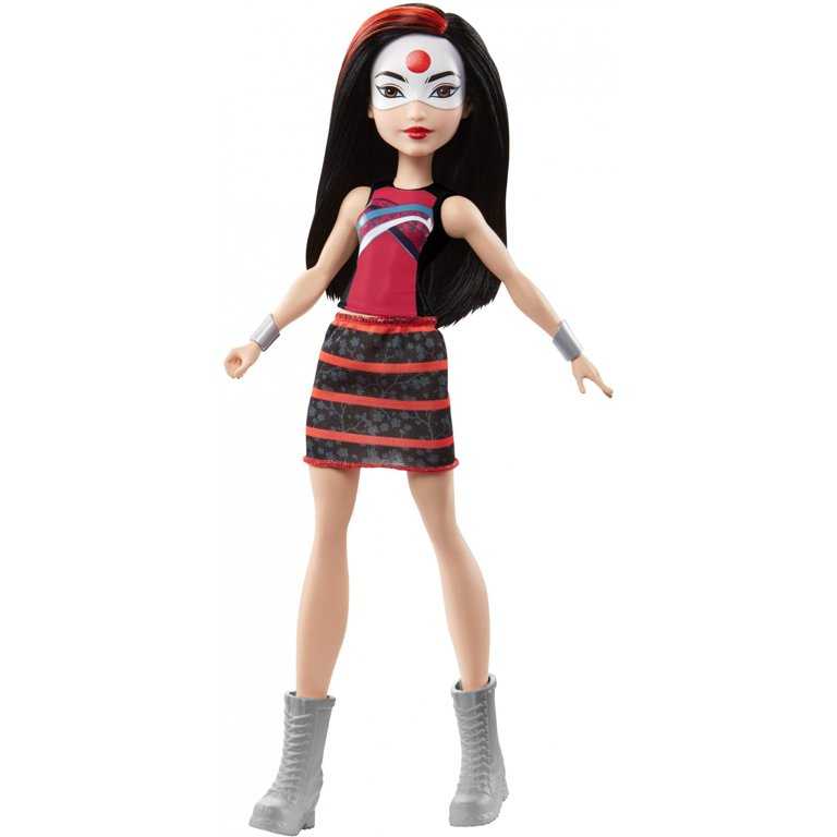 DC Super Hero Girls 12 inch Katana Gymnastics Basic Doll - DC Mattel (DC Superhero Girls) action figure collectible [Barcode 887961623857] - Main Image 4