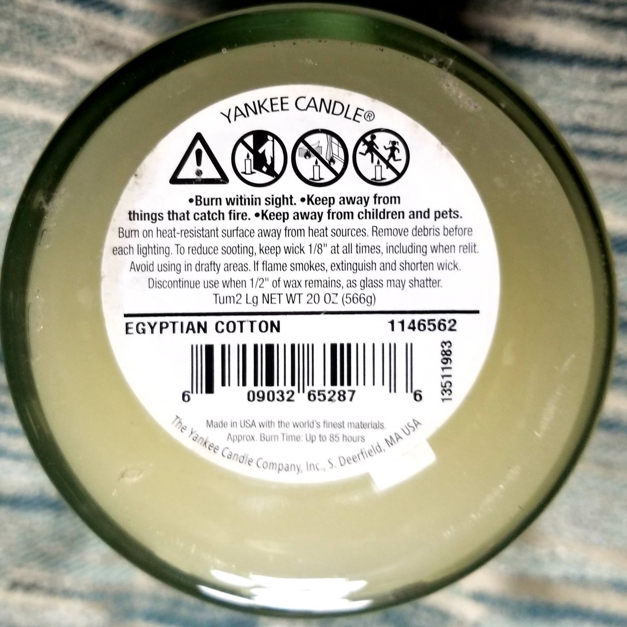 CANDLE: Desert Yankee Egyptian Cotton World Journeys 2013 - Yankee Candle (International Candles) action figure collectible [Barcode 609032652876] - Main Image 2