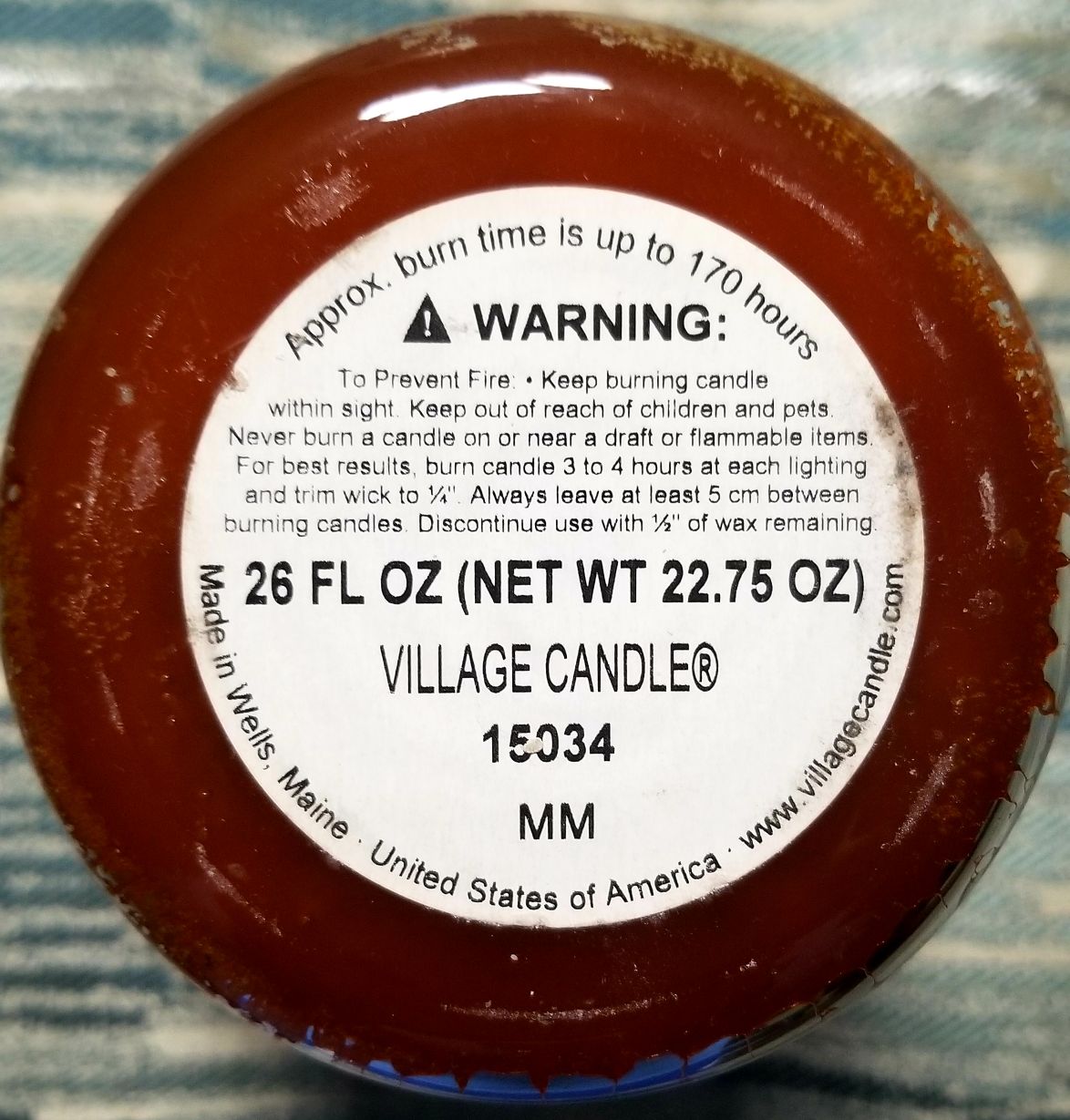 CANDLE: Desert Village Egyptian Sandlewood 2015 - Village Candle (International Candles) action figure collectible - Main Image 2