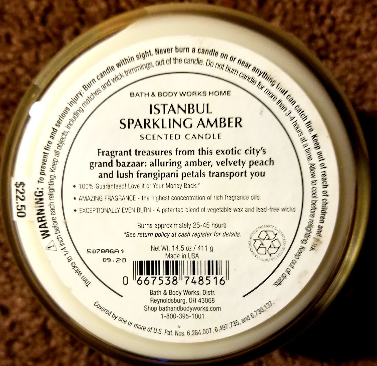 CANDLE: International Bath & Bodyworks Istanbul Turkey - Bath & Bodyworks Candle (International Candles) action figure collectible - Main Image 2