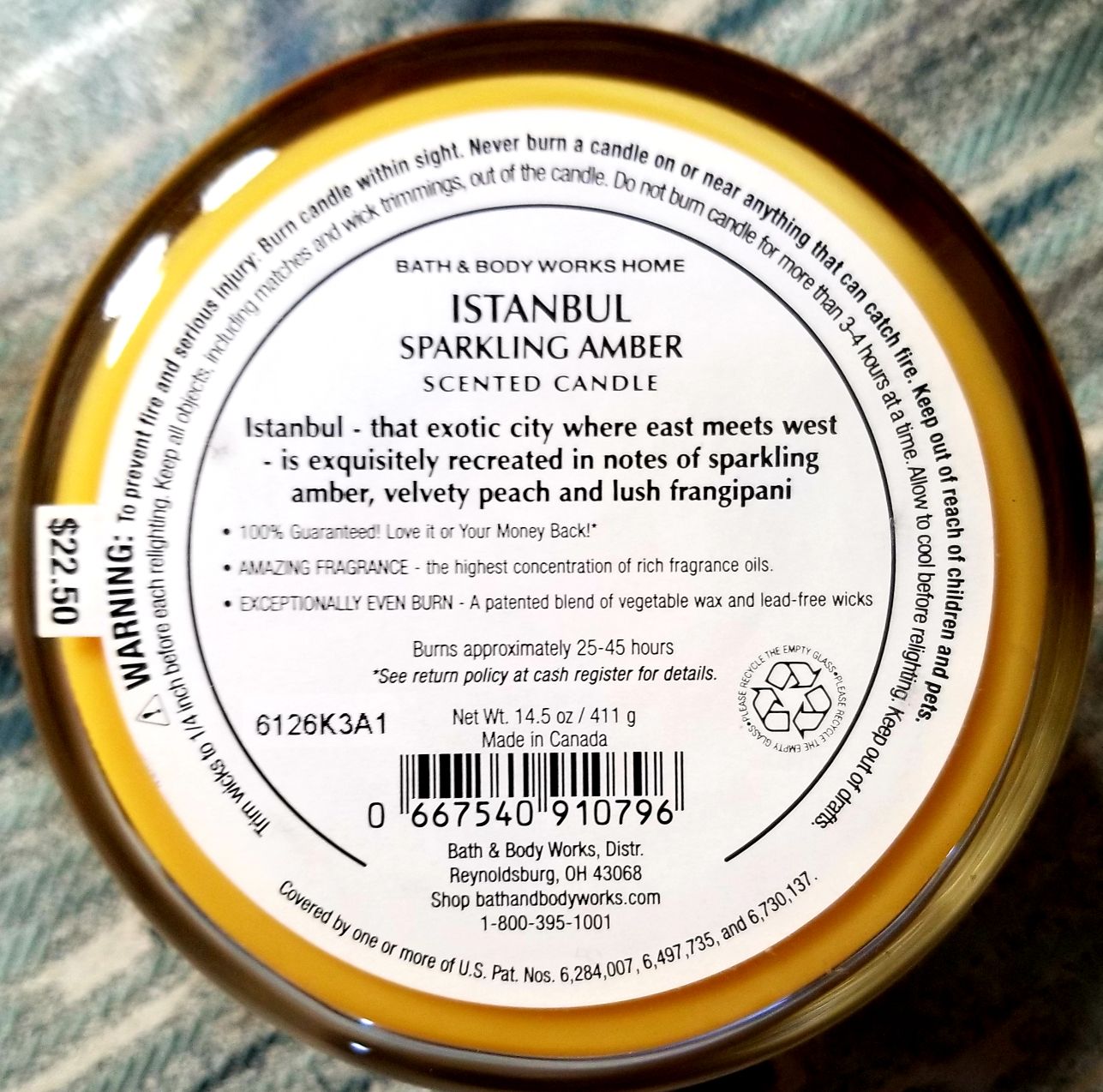 CANDLE: Desert Bath & Bodyworks Istanbul ( night) Turkey 2016 - Bath & Bodyworks Candle (International Candles) action figure collectible [Barcode 667540910796] - Main Image 2