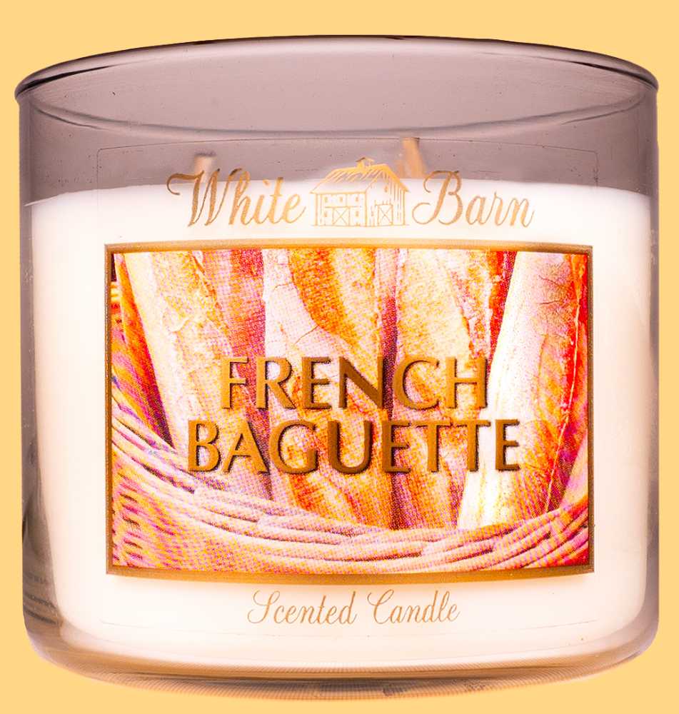 CANDLE: International Bath & Bodyworks France French Baggett 2018 - Bath & Bodyworks Candle (International Candles) action figure collectible - Main Image 4