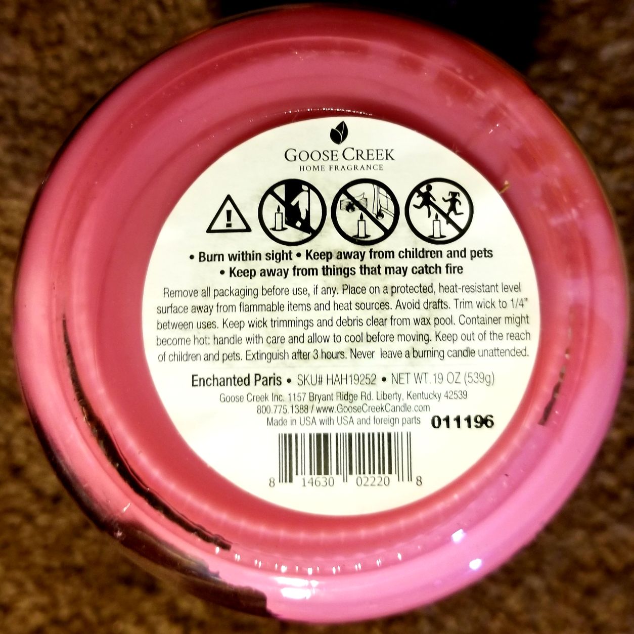 CANDLE: International Goose Creek Enchanted Paris France - Goose Creek Candle (International Candles) action figure collectible - Main Image 2