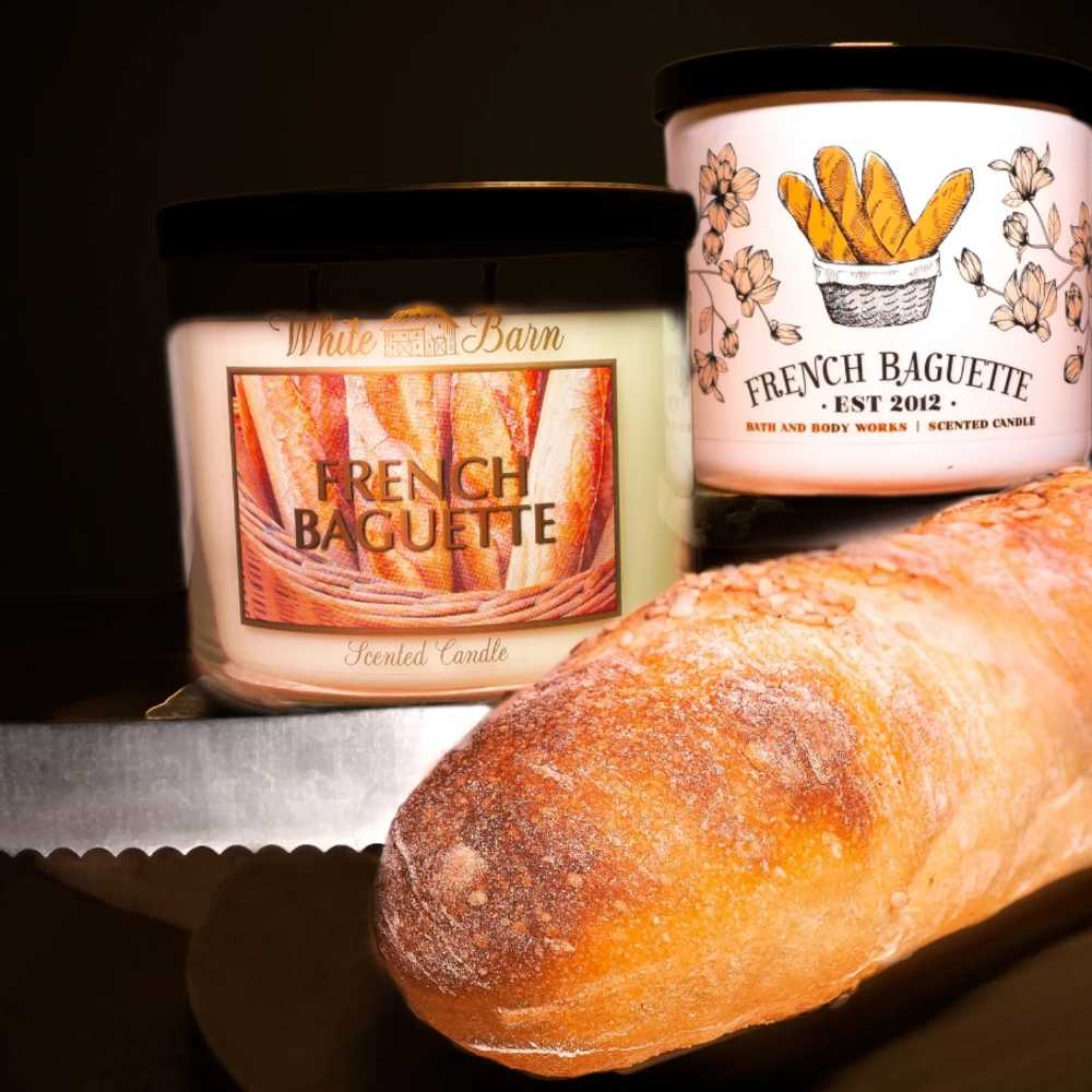 CANDLE: International Bath & Bodyworks France French Baggett 2018 - Bath & Bodyworks Candle (International Candles) action figure collectible - Main Image 3