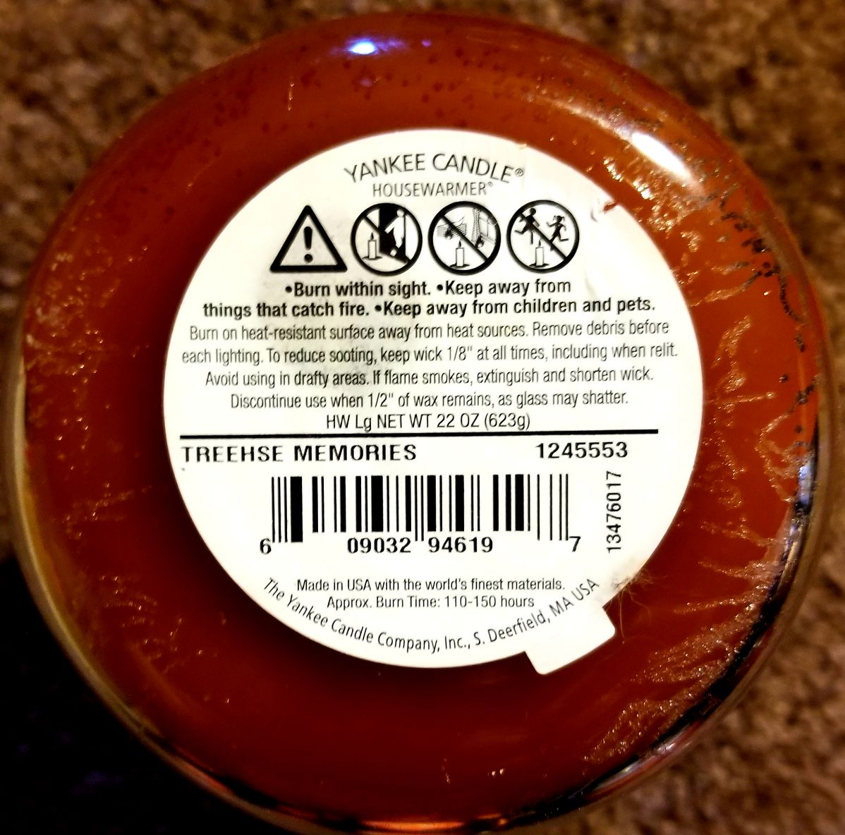 CANDLE: Man Candles Yankee Treehouse Memories 2013 - Yankee Candle (Man Candles) action figure collectible - Main Image 2