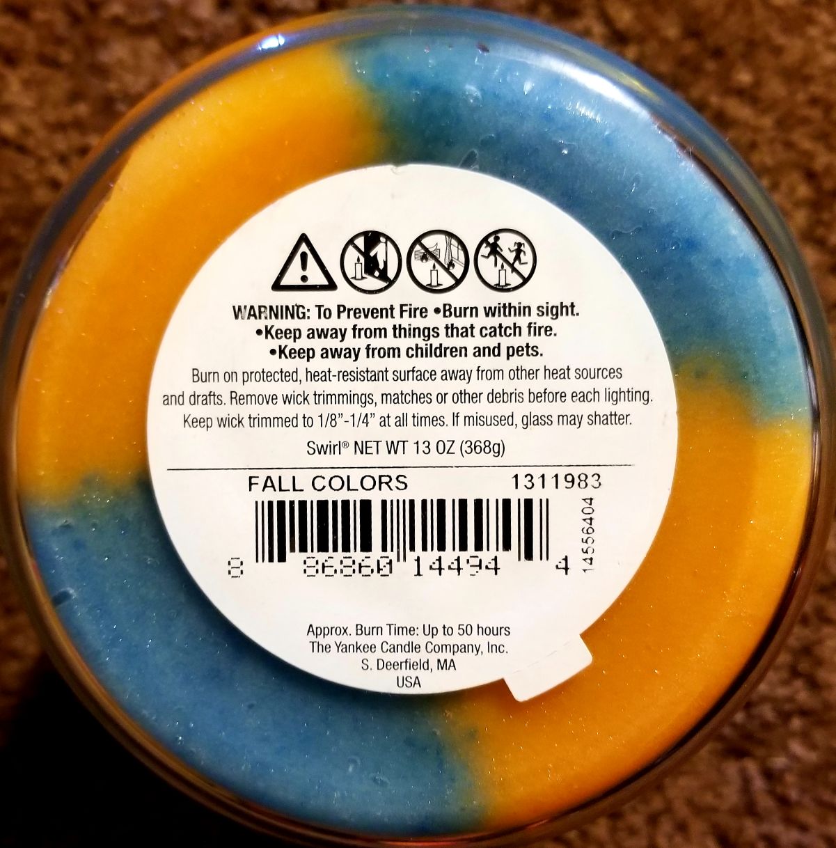 CANDLE: Autumn Yankee Fall Colors - Yankee Candle (Autumn Candles) action figure collectible - Main Image 2