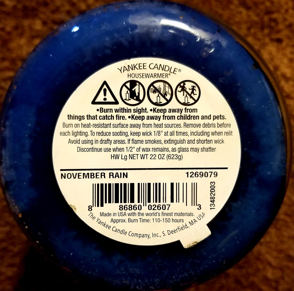 CANDLE: Autumn Yankee November Rain 2013 - Yankee Candle (Autumn Candles) action figure collectible - Main Image 2