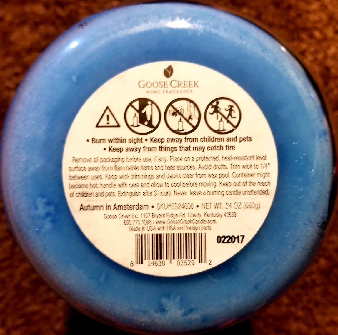 CANDLE: Autumn Goose Creek Autumn in Amsterdam - Goose Creek Candle (Autumn Candles) action figure collectible - Main Image 2