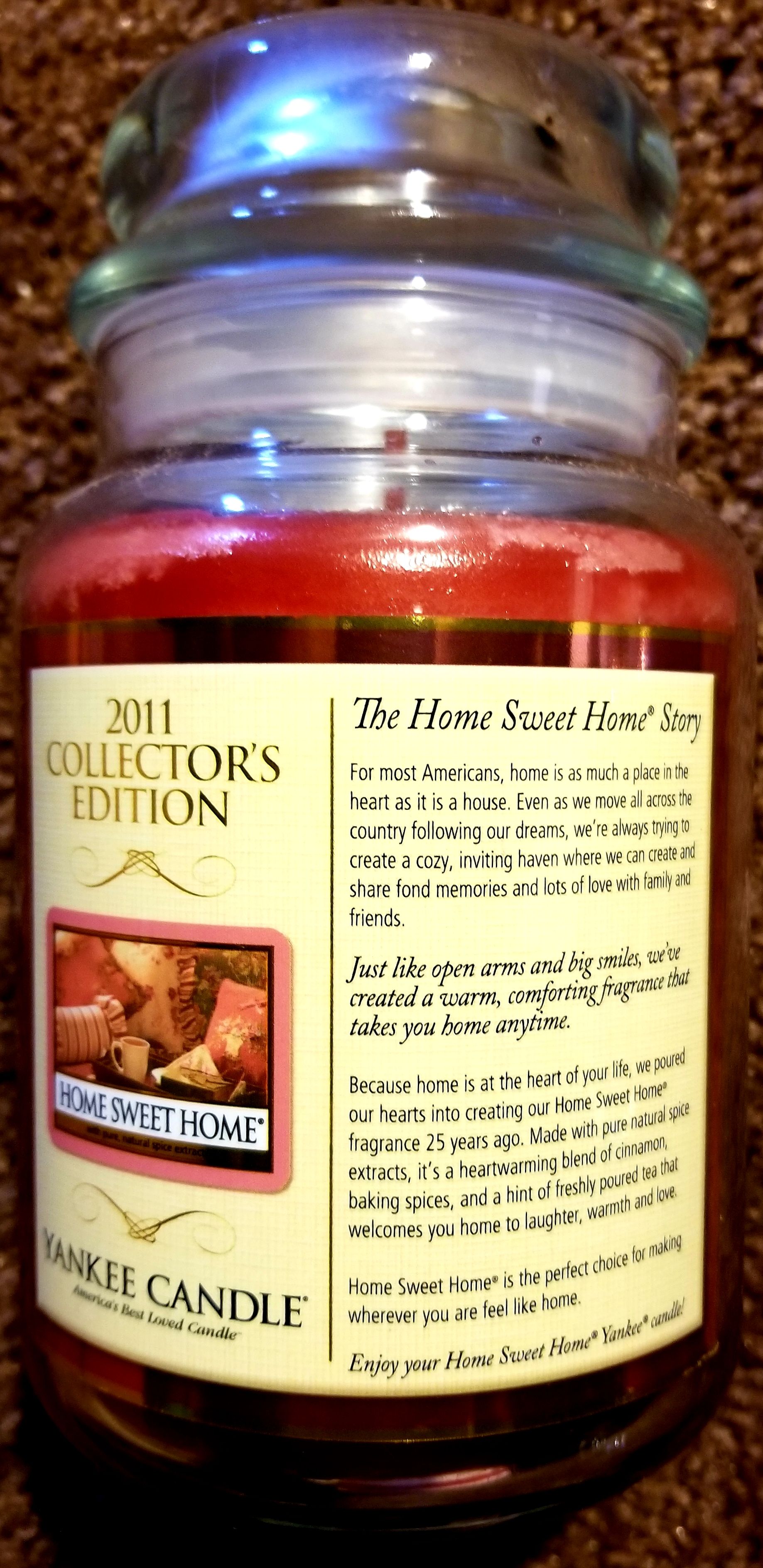CANDLE: Mother’s Day Yankee Home Sweet Home 2011 Soecial Edition - Yankee Candle (Mother’s Day Candles) action figure collectible - Main Image 2