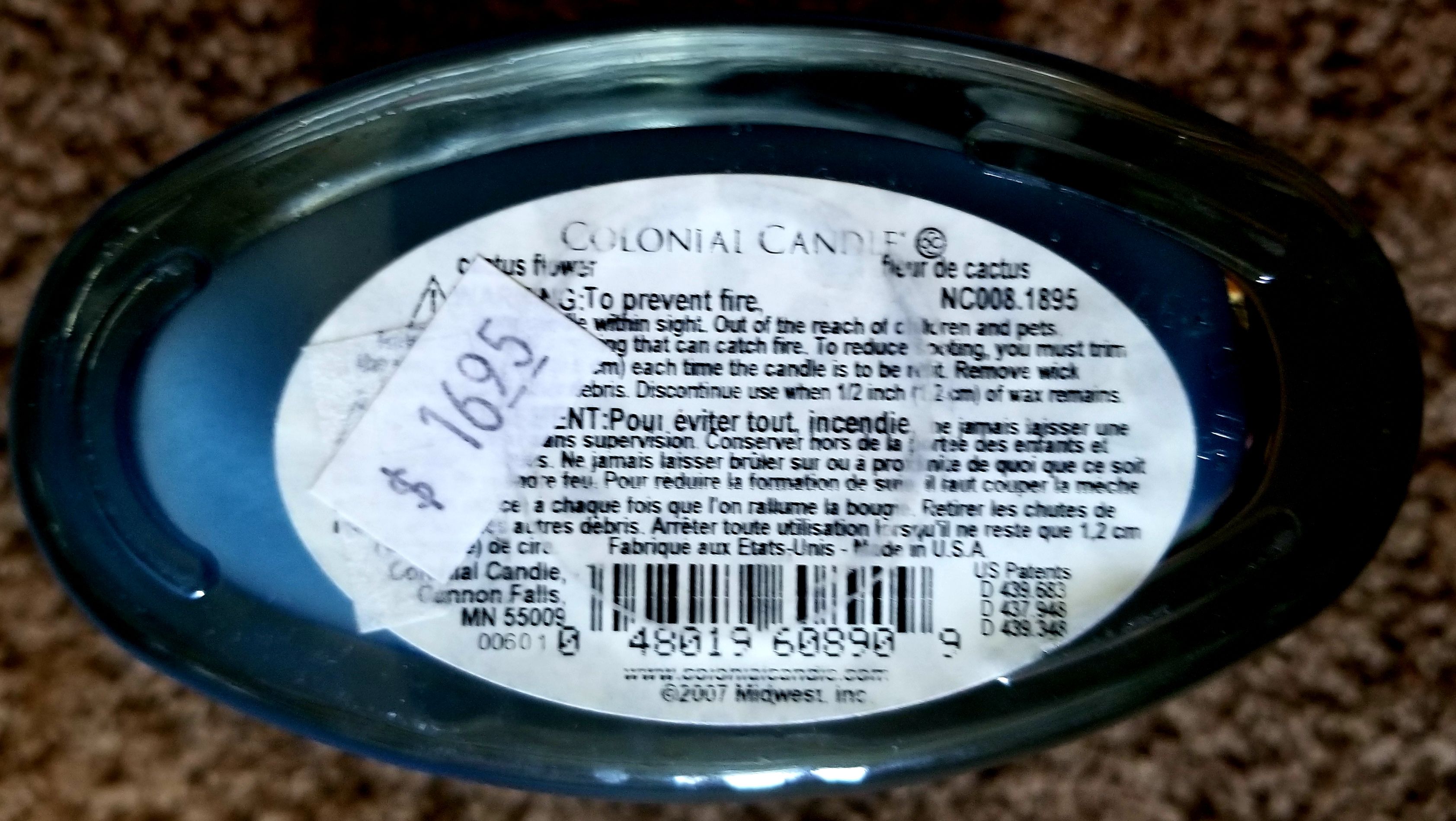 CANDLE: Desert Colonial Cactus Flower 2016 - Colonial Candle (Desert Flower) action figure collectible - Main Image 2