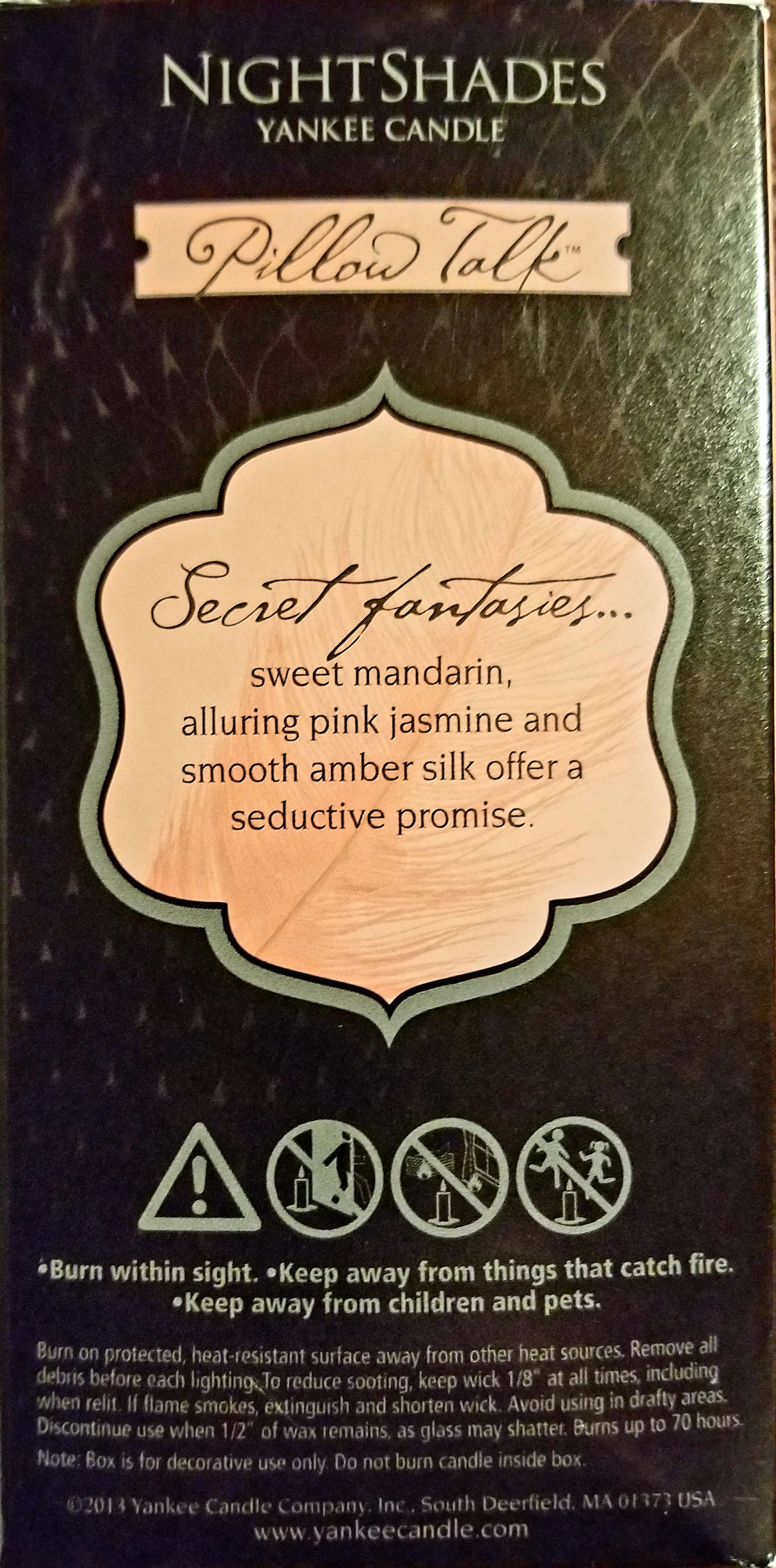 CANDLE: Valentine’s Day Yankee Night Shades Pillow Talk 2013 - Yankee Candle (Valentine’s Day Candles) action figure collectible - Main Image 2