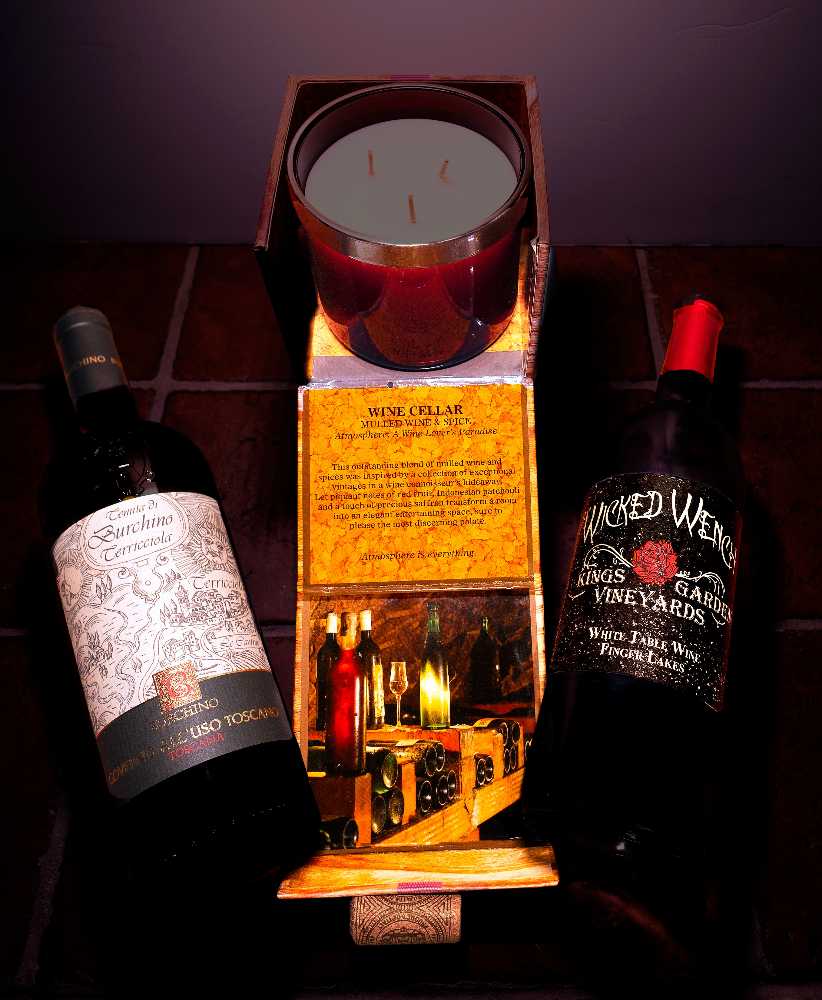 CANDLE: Wine Bath and Body Works Wine Cellar boxed edition - Bath & Bodyworks Candle (Wine & Sangria Candles) action figure collectible - Main Image 3