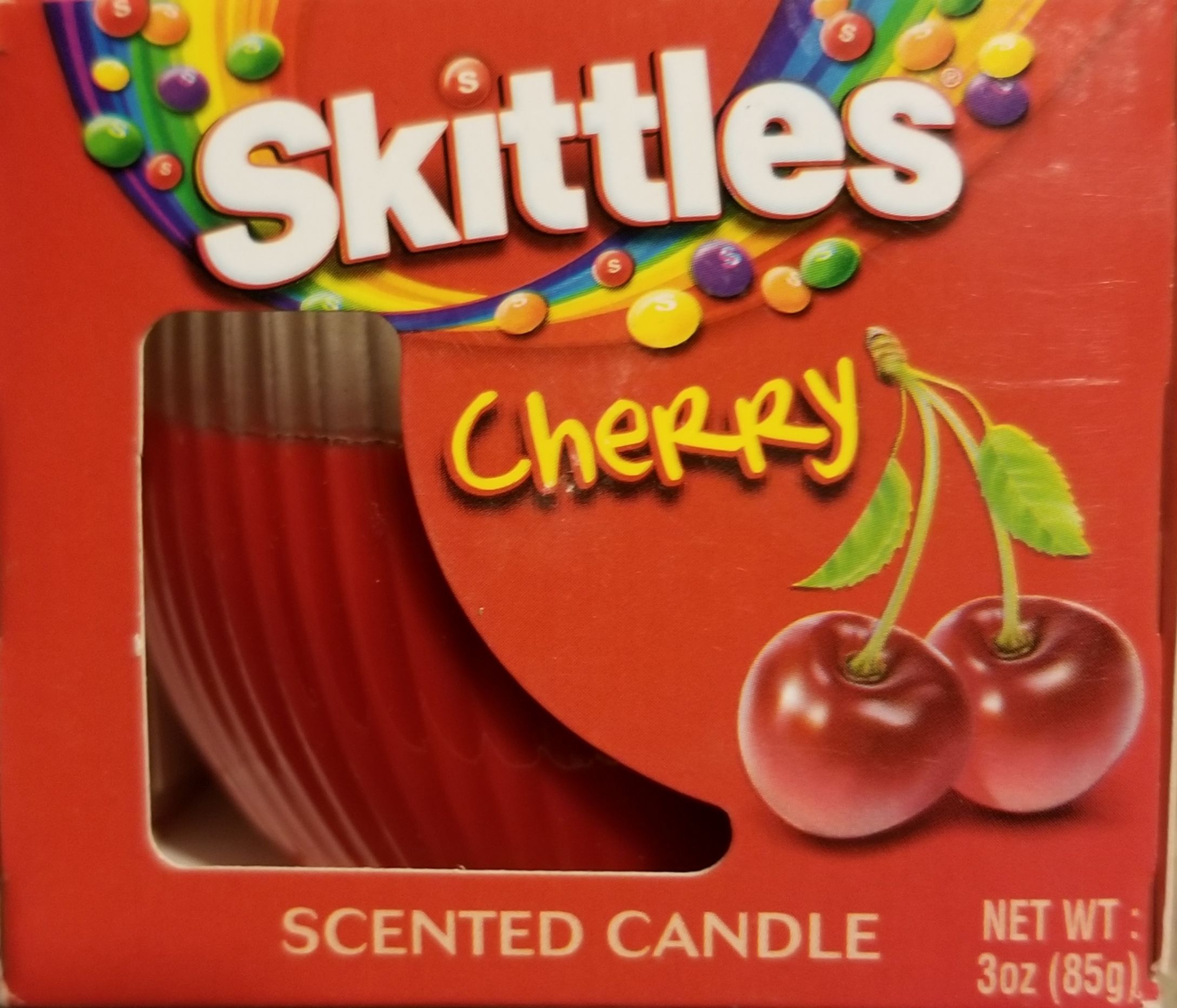 CANDLE: Candy Skittles boxed Cherry 2013 - Star Candle Company (Candy Candles) action figure collectible - Main Image 1