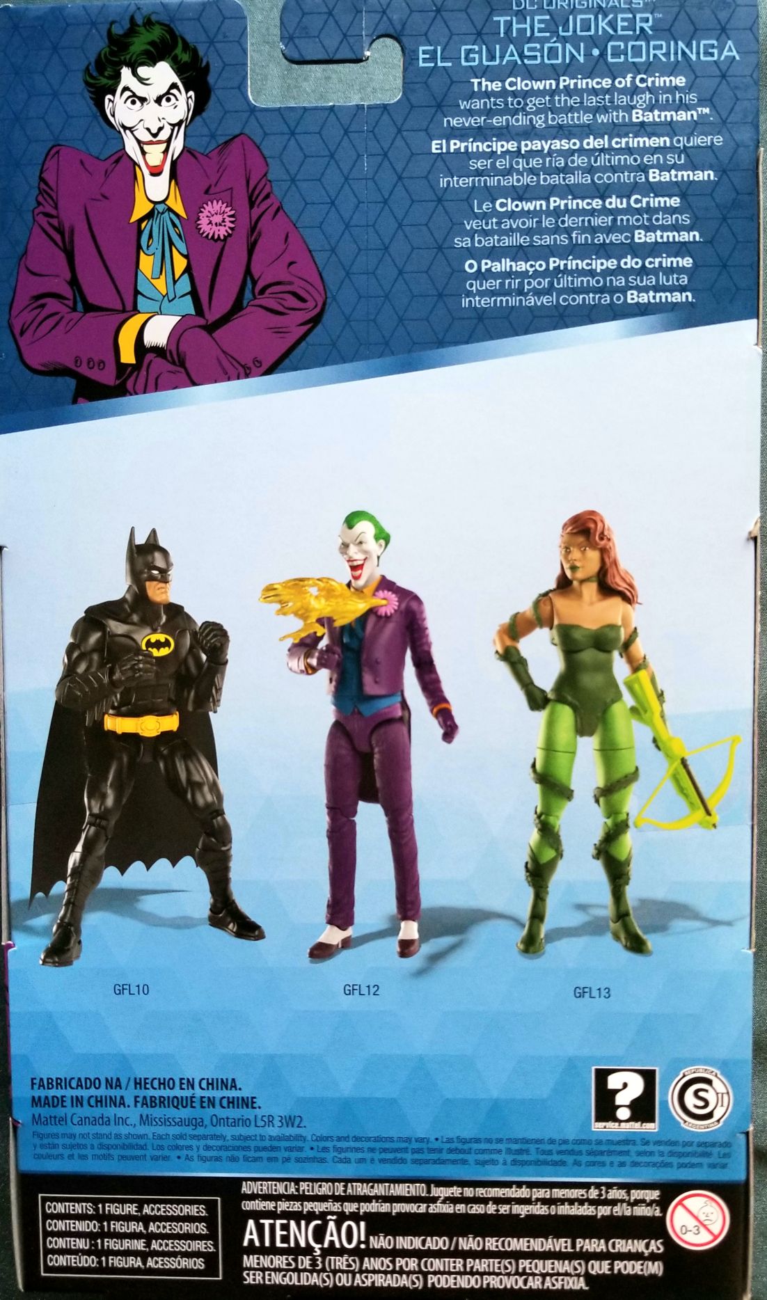 DC Originals The Joker - DC Mattel (Dc Multiverse Mattel) action figure collectible [Barcode 887961764666] - Main Image 2