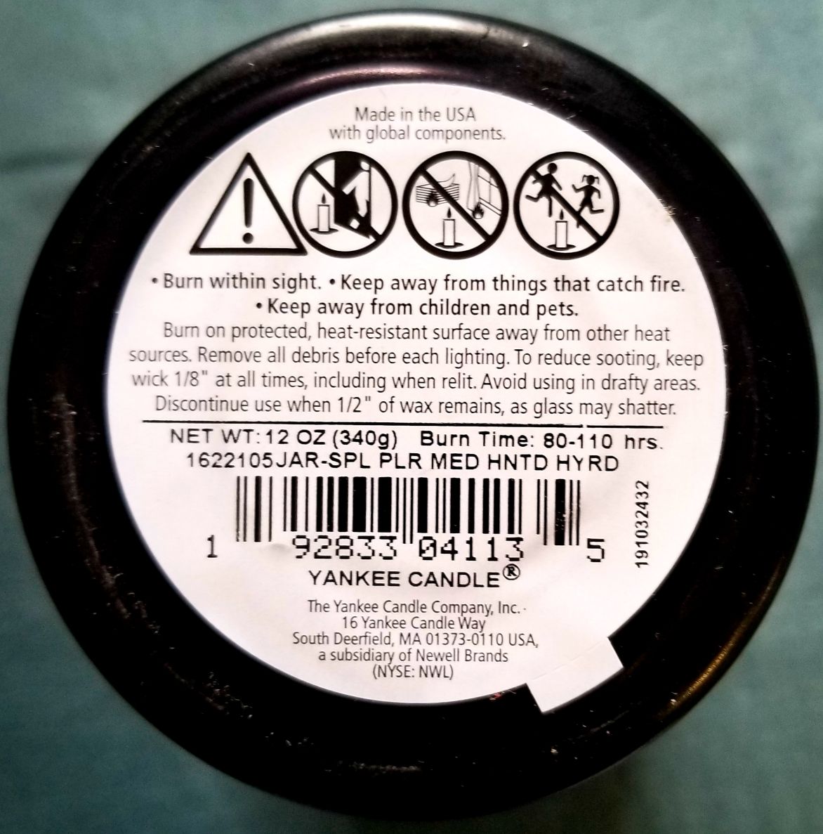 CANDLE: Halloween Yankee Haunted Hayride 2019 Pillar - Yankee Candle (Halloween Candle) action figure collectible [Barcode 19284712] - Main Image 2