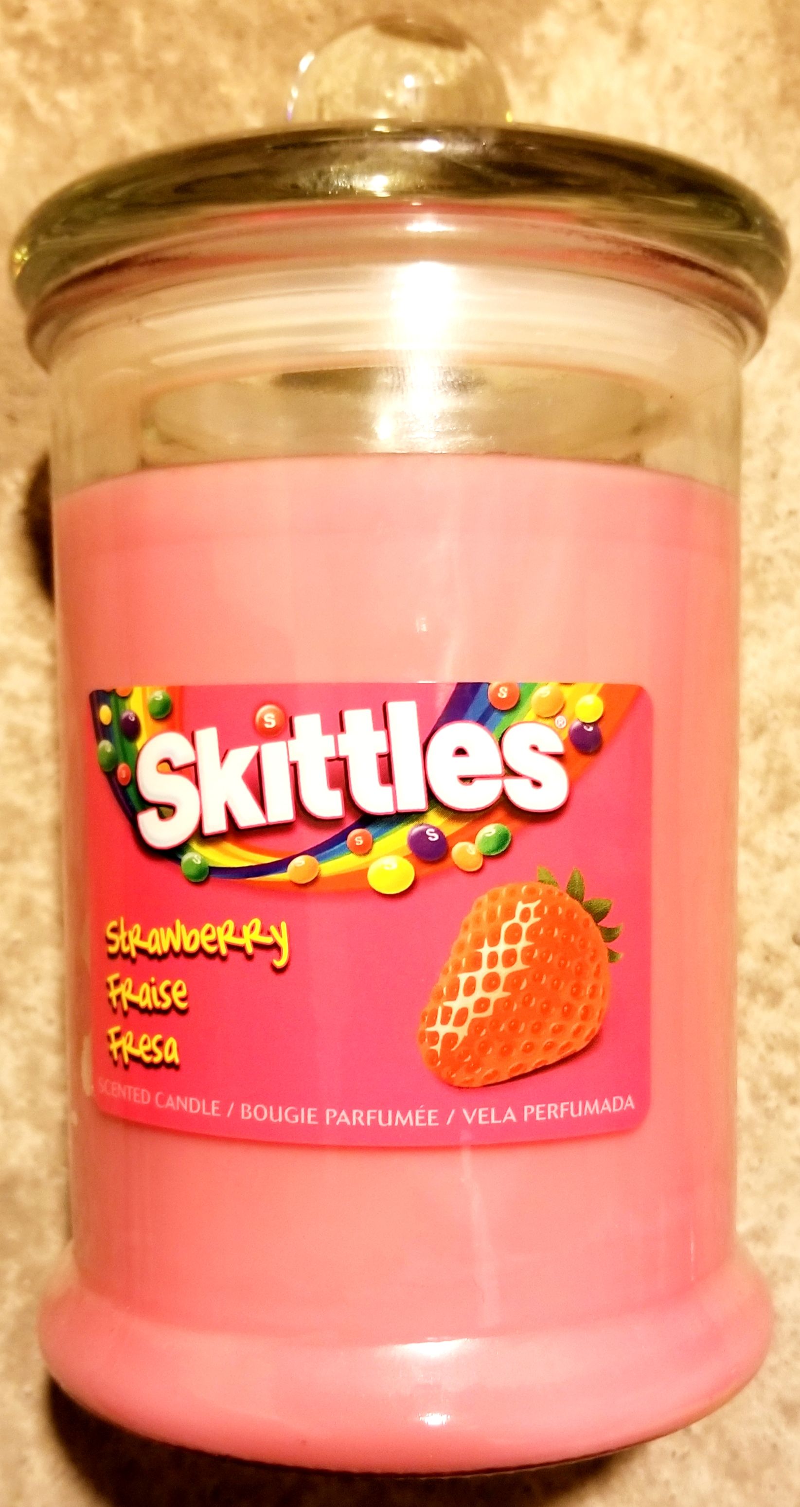 CANDLE: Candy Skittles Jar Strawberry - Star Candle Company (Candy Candles) action figure collectible - Main Image 1