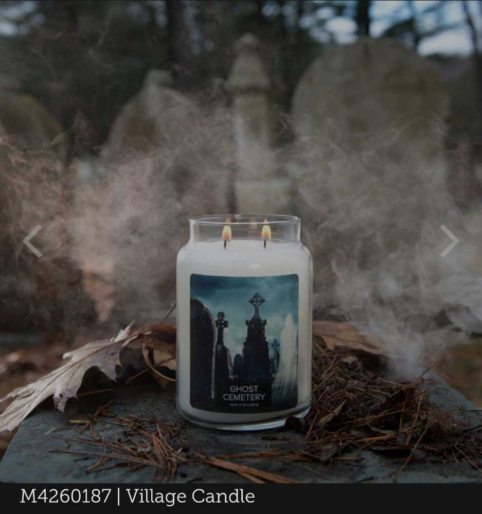 CANDLE: Halloween Village Ghost Cemetary 2019 - Village Candle (Halloween Candle) action figure collectible [Barcode 602406644309] - Main Image 4