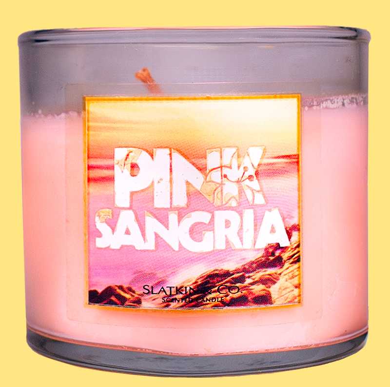 CANDLE: Wine Bath and Body Works Pink Sangria Wine 2012 - Bath & Bodyworks Candle (Wine & Sangria Candles) action figure collectible - Main Image 3