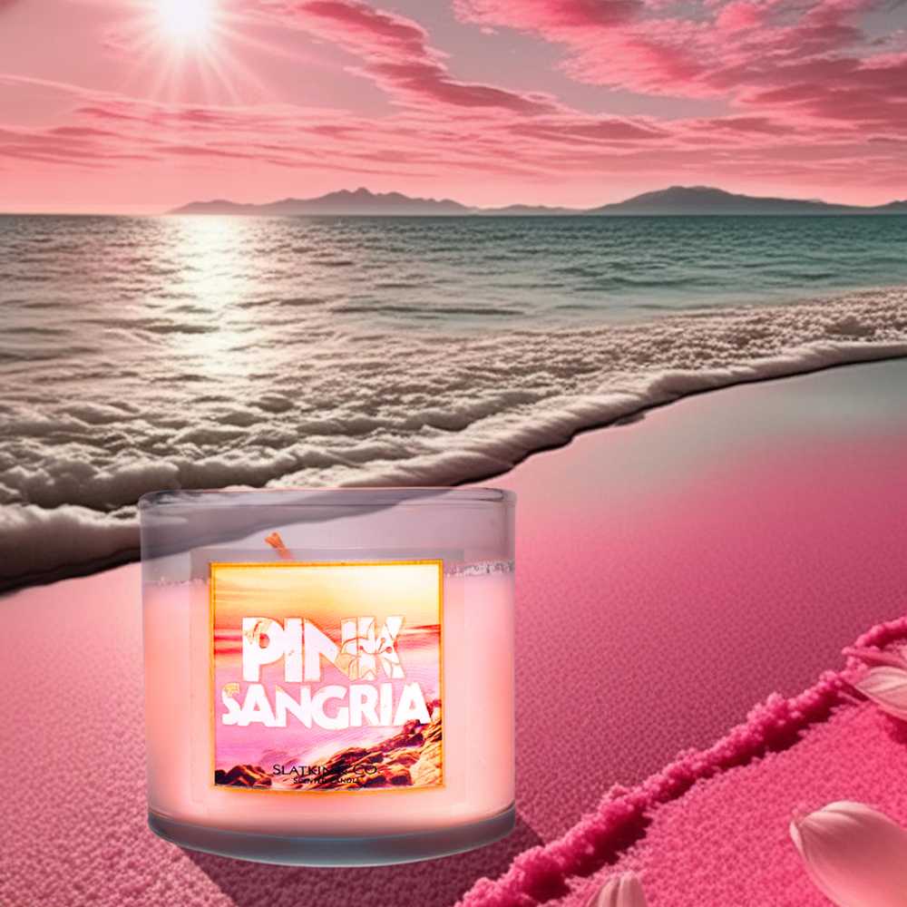 CANDLE: Wine Bath and Body Works Pink Sangria Wine 2012 - Bath & Bodyworks Candle (Wine & Sangria Candles) action figure collectible - Main Image 4