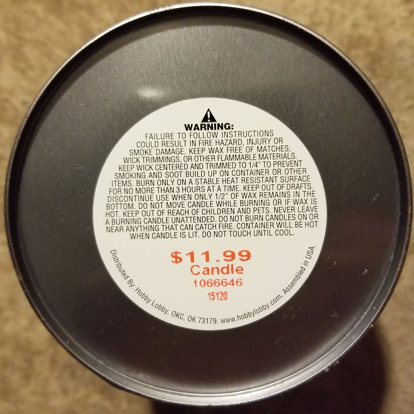 CANDLE: Barber Shop DD Candles - DD Candles (Barbershop Candle) action figure collectible - Main Image 2