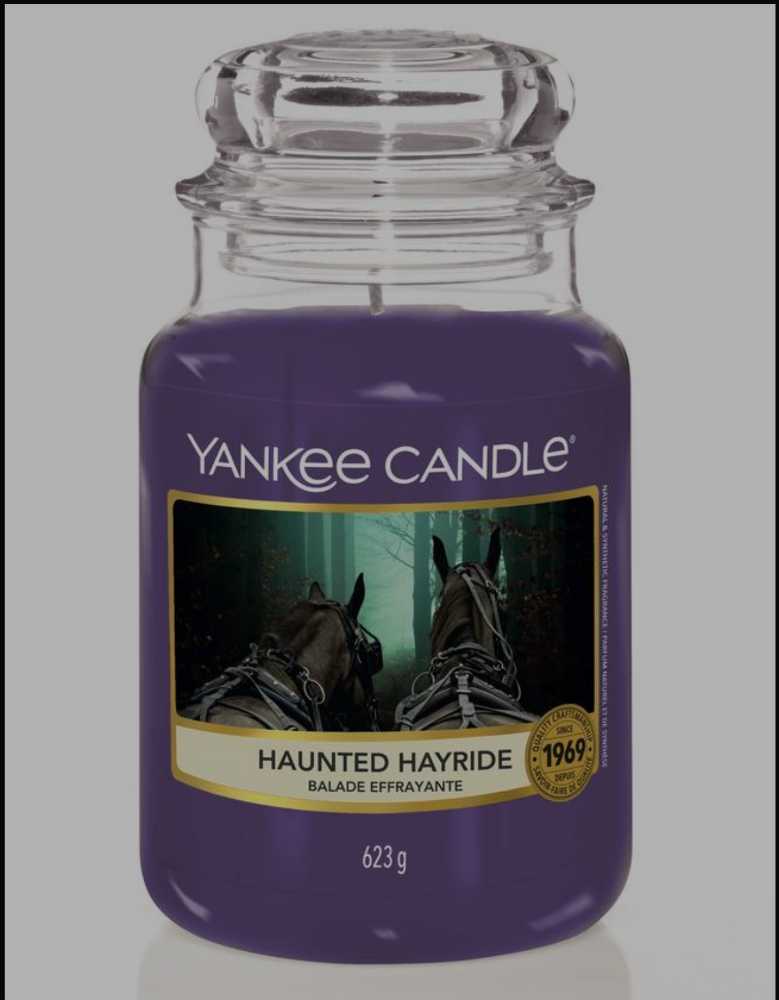 CANDLE: Halloween Yankee Haunted Hayride 2019 UK Lable - Yankee Candle (Halloween Candle) action figure collectible [Barcode 5038581090863] - Main Image 3