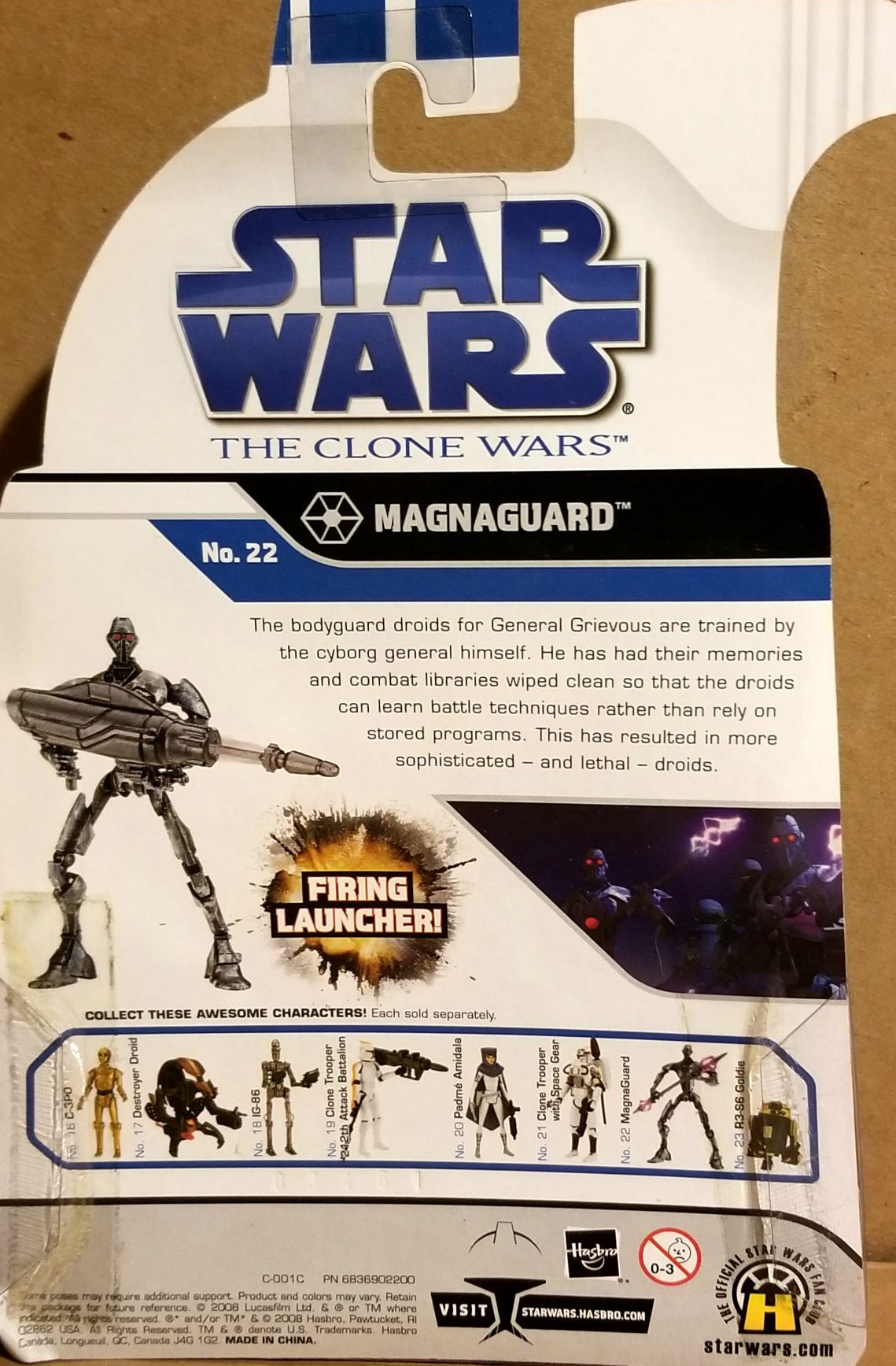 Magnaguard (CW Reg Staff) - Hasboro (Star Wars The Clone Wars Animated series) action figure collectible - Main Image 2
