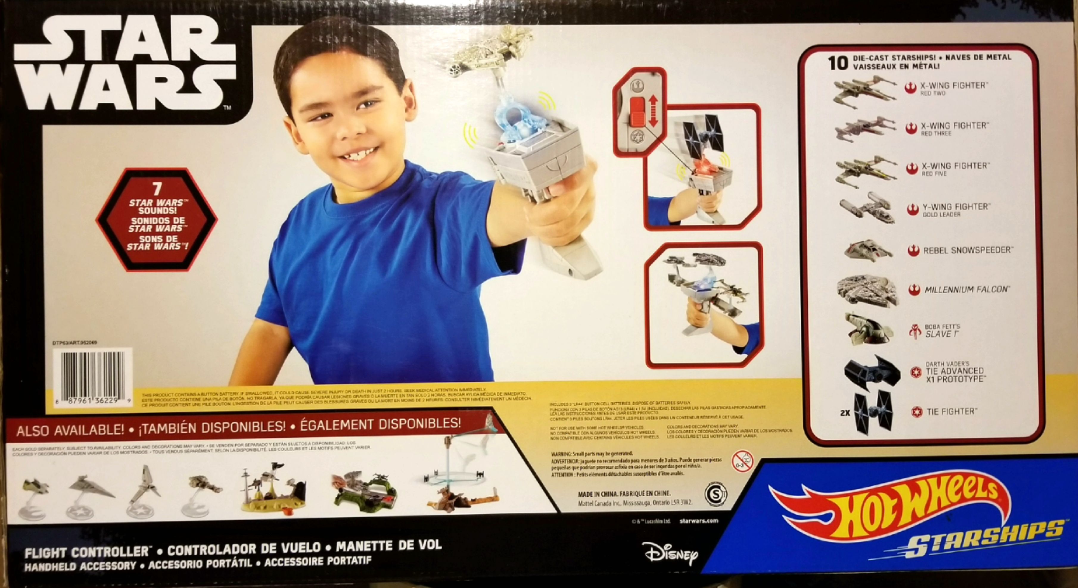 Hot Wheels Star Wars Vehicle Flight Controller 10 pack - Hot Wheels from Mattel (Star Wars Hot Wheels) action figure collectible - Main Image 2