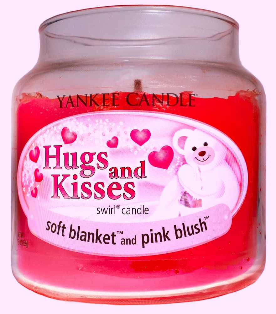CANDLE: Valentine’s Day Yankee Candle Hugs ang Kisses Swirl 2012 - Yankee Candle (Valentine’s Day Candles) action figure collectible [Barcode 609032923945] - Main Image 4