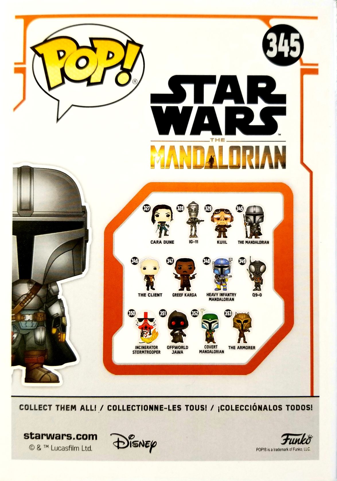 Funko Pop! Television: The Mandalorian 2020 MANDO - Funko (Star Wars The Mandalorian) action figure collectible [Barcode 0889698455459] - Main Image 2