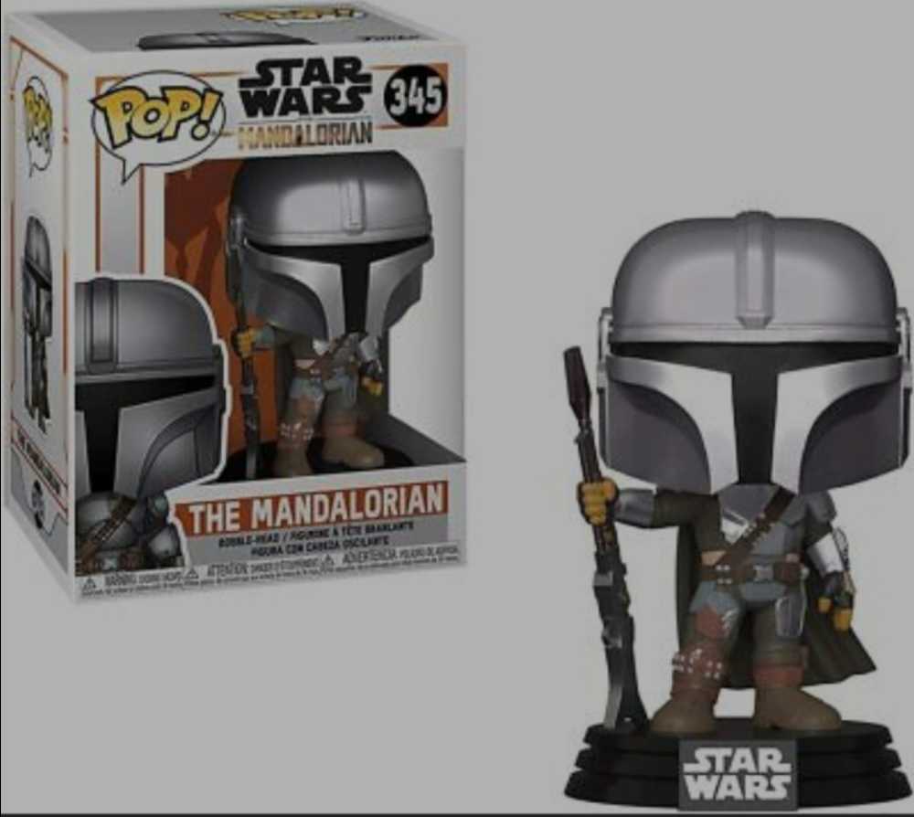 Funko Pop! Television: The Mandalorian 2020 MANDO - Funko (Star Wars The Mandalorian) action figure collectible [Barcode 0889698455459] - Main Image 4