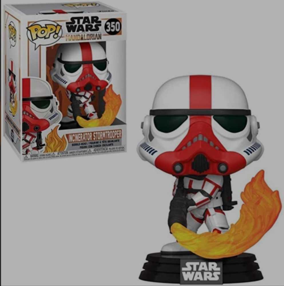 Funko Pop! Television: The Mandalorian - Incinerator Trooper MANDO - Funko (Star Wars The Mandalorian) action figure collectible [Barcode 0889698455428] - Main Image 4