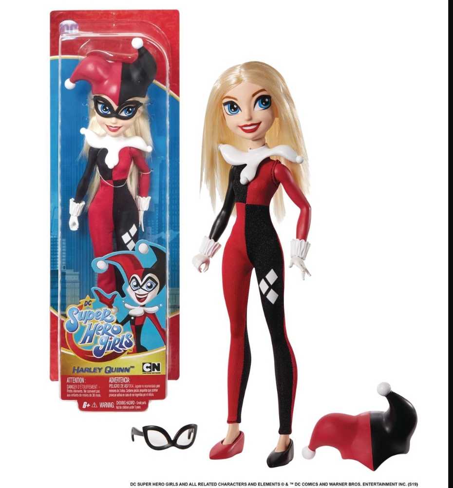 HARLEY QUINN Doll - Mattel (DC Super Hero Girls) action figure collectible [Barcode 887961823882] - Main Image 3