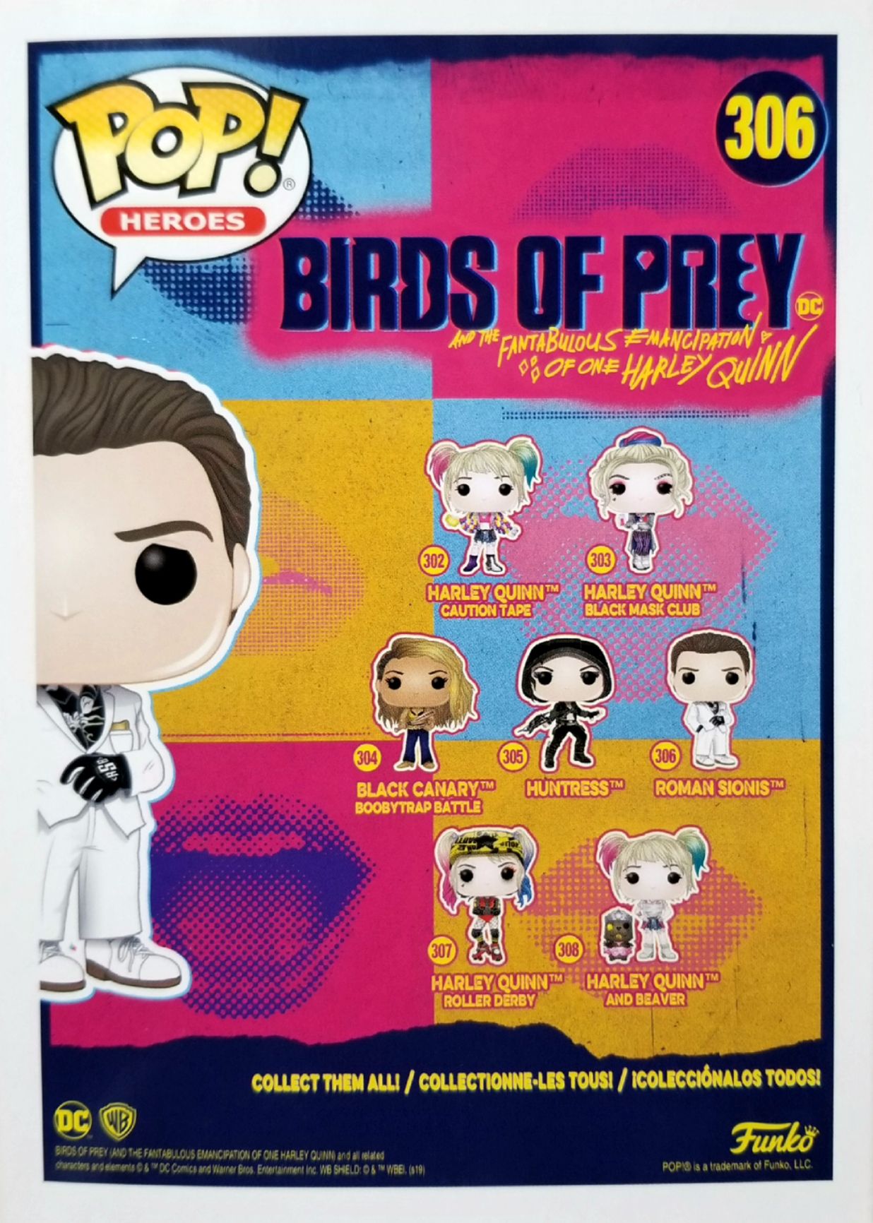 Funko Pop! Movies: Birds of Prey - Roman Sionis White Suit - Funko (Birds of Prey (and the Fantabulous Emancipation of One Harley Quinn)) action figure collectible [Barcode 0889698443746] - Main Image 2