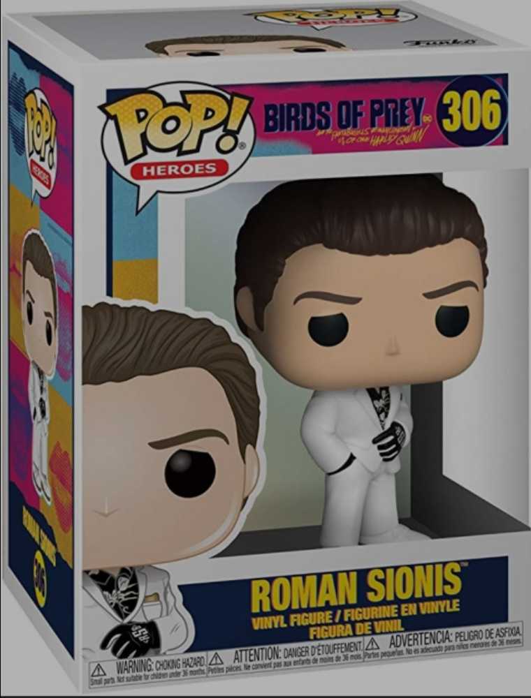 Funko Pop! Movies: Birds of Prey - Roman Sionis White Suit - Funko (Birds of Prey (and the Fantabulous Emancipation of One Harley Quinn)) action figure collectible [Barcode 0889698443746] - Main Image 4