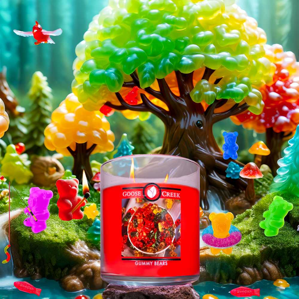 CANDLE: Candy Goose Creek- Gummy Bears 2020 - Goose Creek Candle (Food Candles) action figure collectible [Barcode 818489014209] - Main Image 4