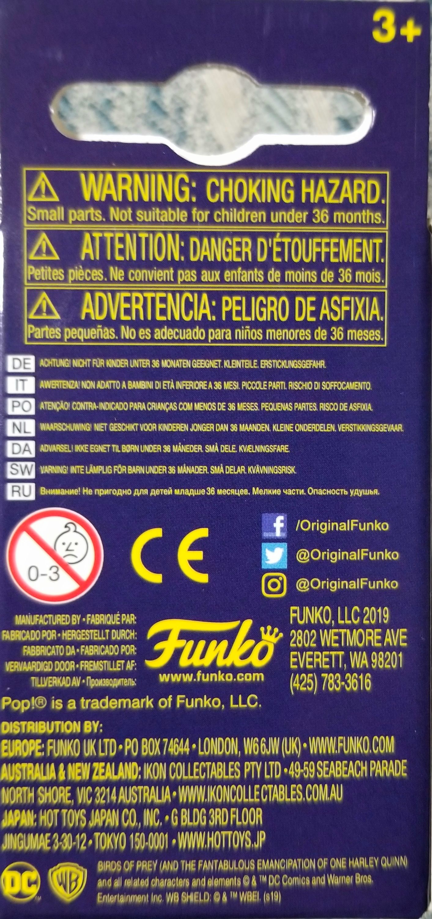 Pocket Pop! Movies: Birds of Prey - Broken Hearted mini Keychain - Funko (Birds of Prey (and the Fantabulous Emancipation of One Harley Quinn)) action figure collectible [Barcode 0889698443821] - Main Image 2