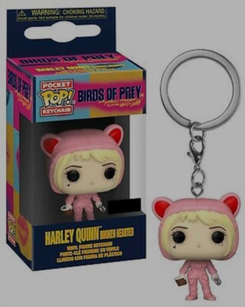 Pocket Pop! Movies: Birds of Prey - Broken Hearted mini Keychain - Funko (Birds of Prey (and the Fantabulous Emancipation of One Harley Quinn)) action figure collectible [Barcode 0889698443821] - Main Image 4