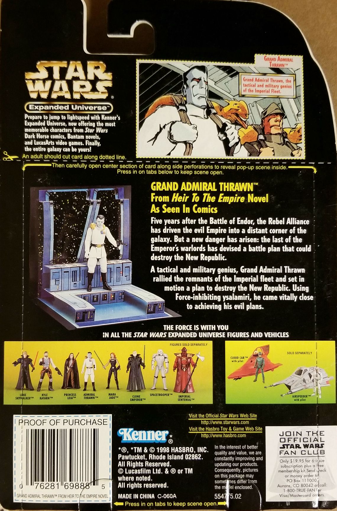 Expanded Universe Grand Admiral Thrawn Star Wars - Hasbro / Kenner (Star Wars Expanded Universe) action figure collectible - Main Image 2