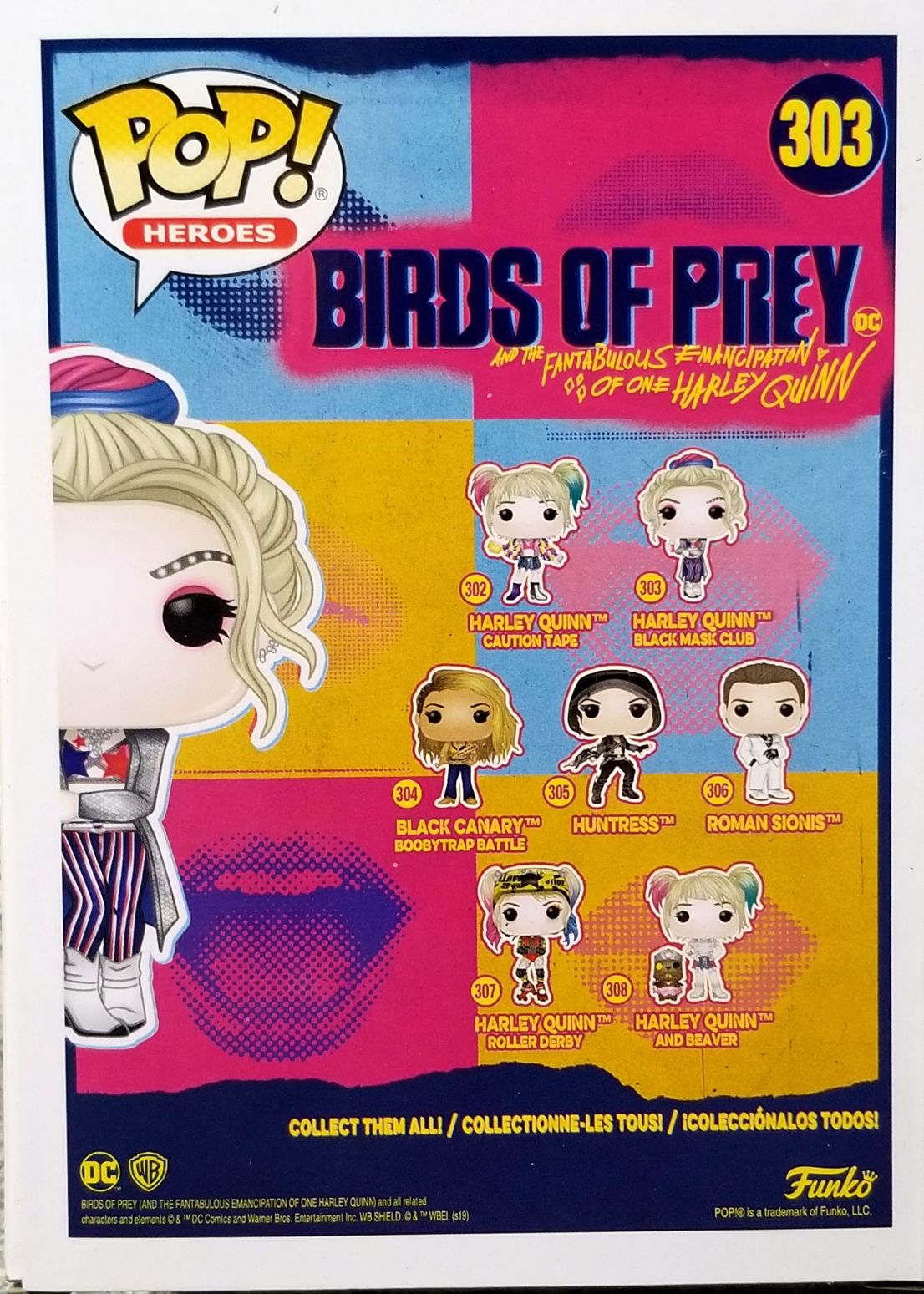 Funko Pop! Movies: Birds of Prey - Harley Quinn Black Mask Club - Funko (Birds of Prey (and the Fantabulous Emancipation of One Harley Quinn)) action figure collectible [Barcode 0889698443692] - Main Image 2