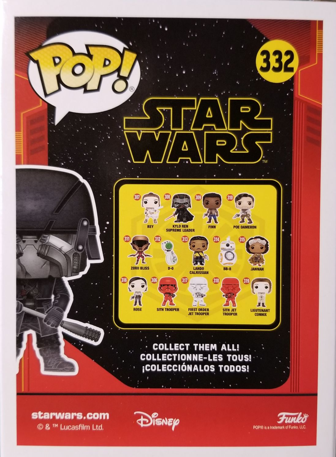 Funko Pop! Movies: Star Wars Knight of Ren (War Club) - Chrome Edition - TROS - Funko (Star Wars Episode IX The Rise of Skywalker) action figure collectible - Main Image 2