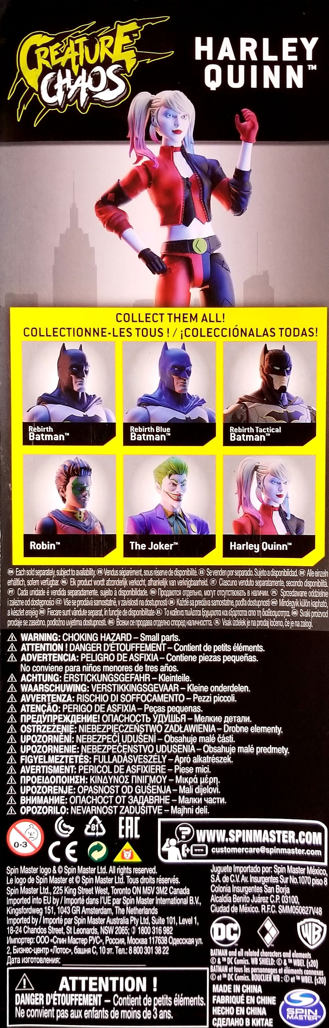 Batman: Missions 12 inch - Harley Quinn: By Spin Master - DC Mattel (Batman Mission True Moves) action figure collectible [Barcode 778988169810] - Main Image 2