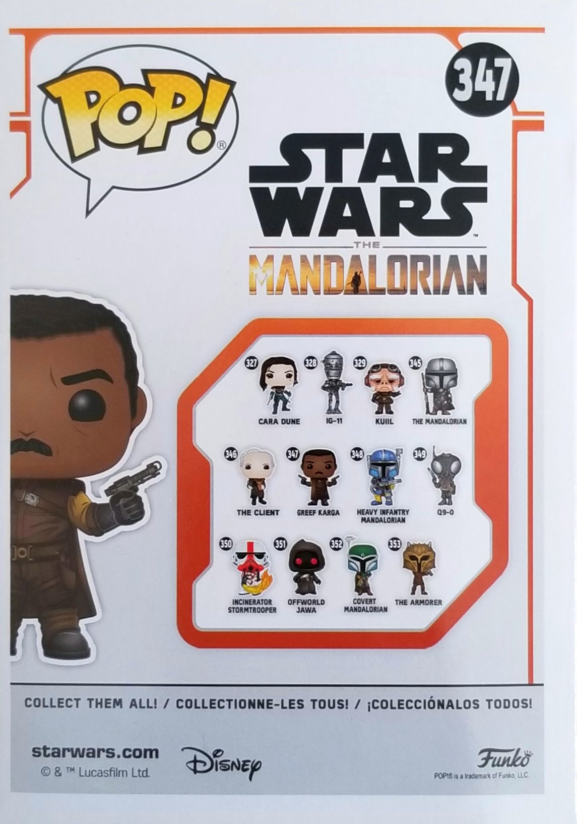 Funko Pop! Television: The Mandalorian Greef Karga MANDO - Funko (Star Wars The Mandalorian) action figure collectible [Barcode 0889698455398] - Main Image 2