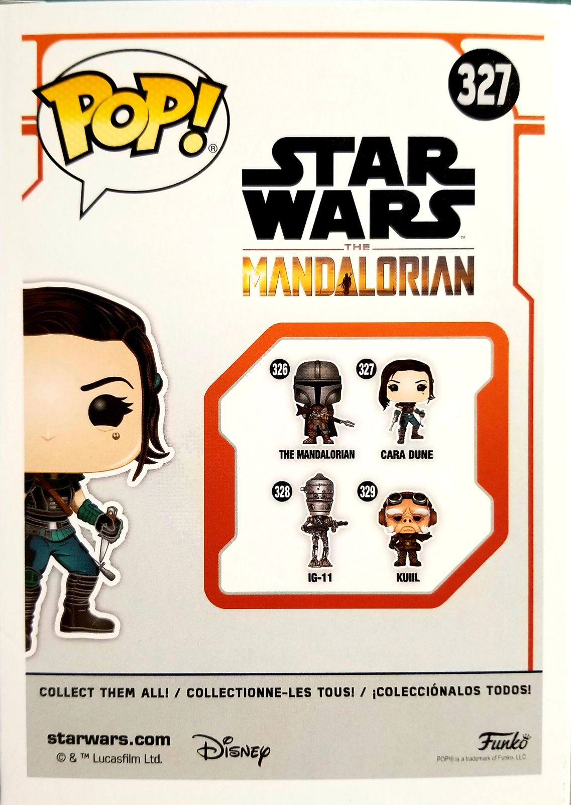 Funko Pop! Television: The Mandalorian Cara Dune MANDO - Funko (Star Wars The Mandalorian) action figure collectible - Main Image 2