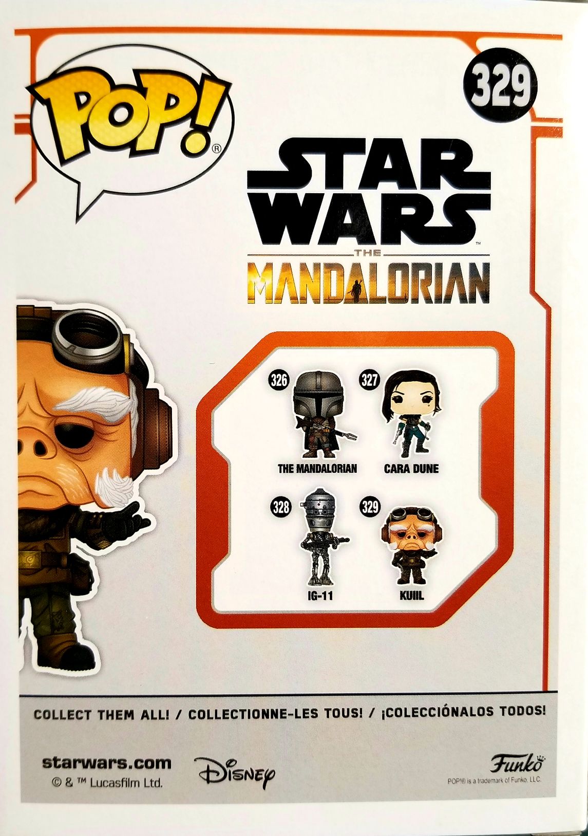 Funko Pop! Television: The Mandalorian Kuiil MANDO - Funko (Star Wars The Mandalorian) action figure collectible - Main Image 2