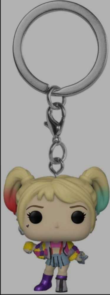 Pocket Pop! Movies: Birds of Prey - Harley Quin Caution Tape mini Keychain - Funko (Birds of Prey (and the Fantabulous Emancipation of One Harley Quinn)) action figure collectible [Barcode 0889698443807] - Main Image 3