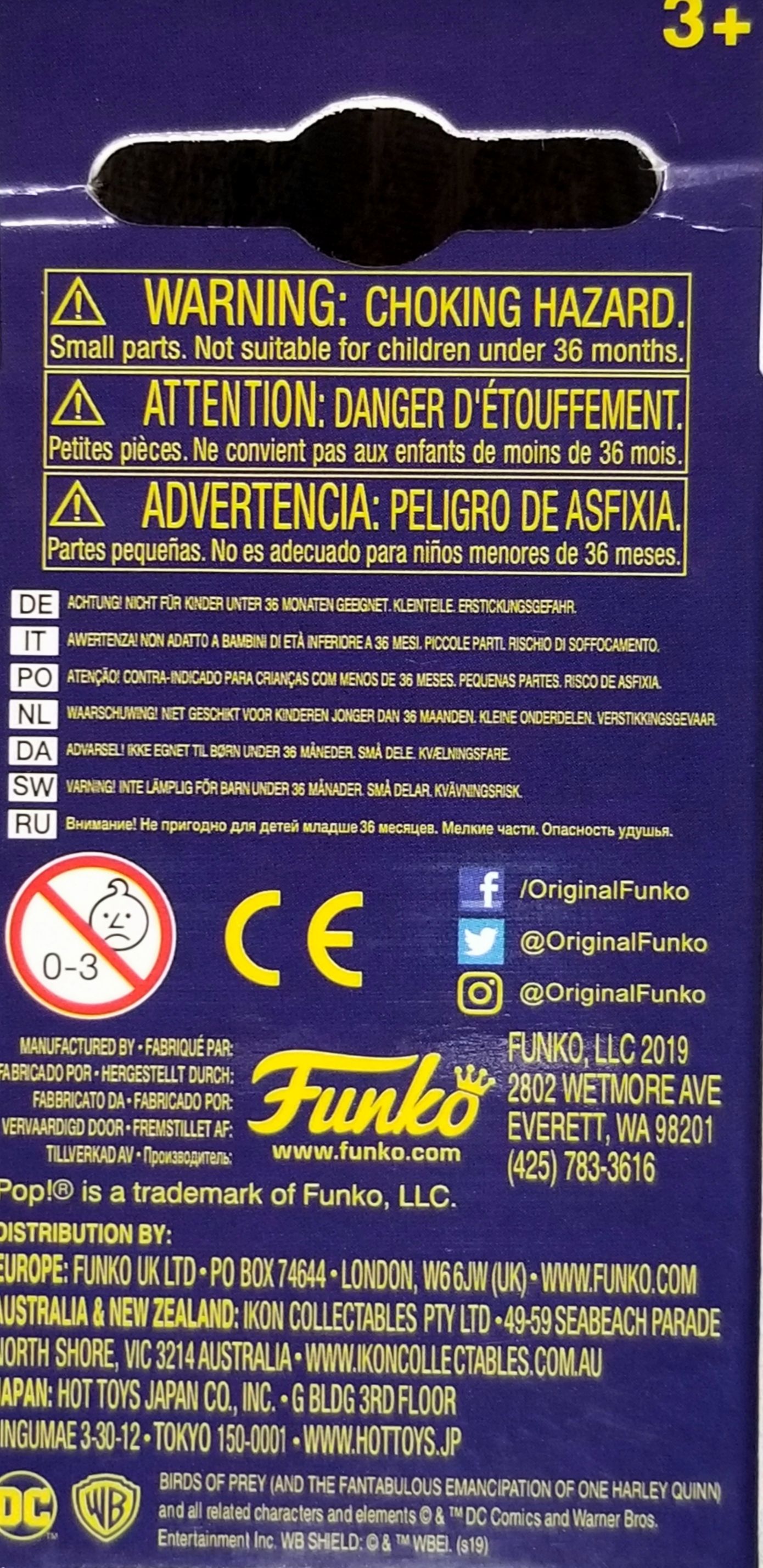 Pocket Pop! Movies: Birds of Prey - Harley Quinn Boobytrap Battle mini Keychain - Funko (Birds Of Prey) action figure collectible [Barcode 0889698443814] - Main Image 2