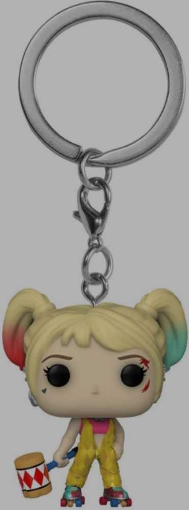 Pocket Pop! Movies: Birds of Prey - Harley Quinn Boobytrap Battle mini Keychain - Funko (Birds Of Prey) action figure collectible [Barcode 0889698443814] - Main Image 3