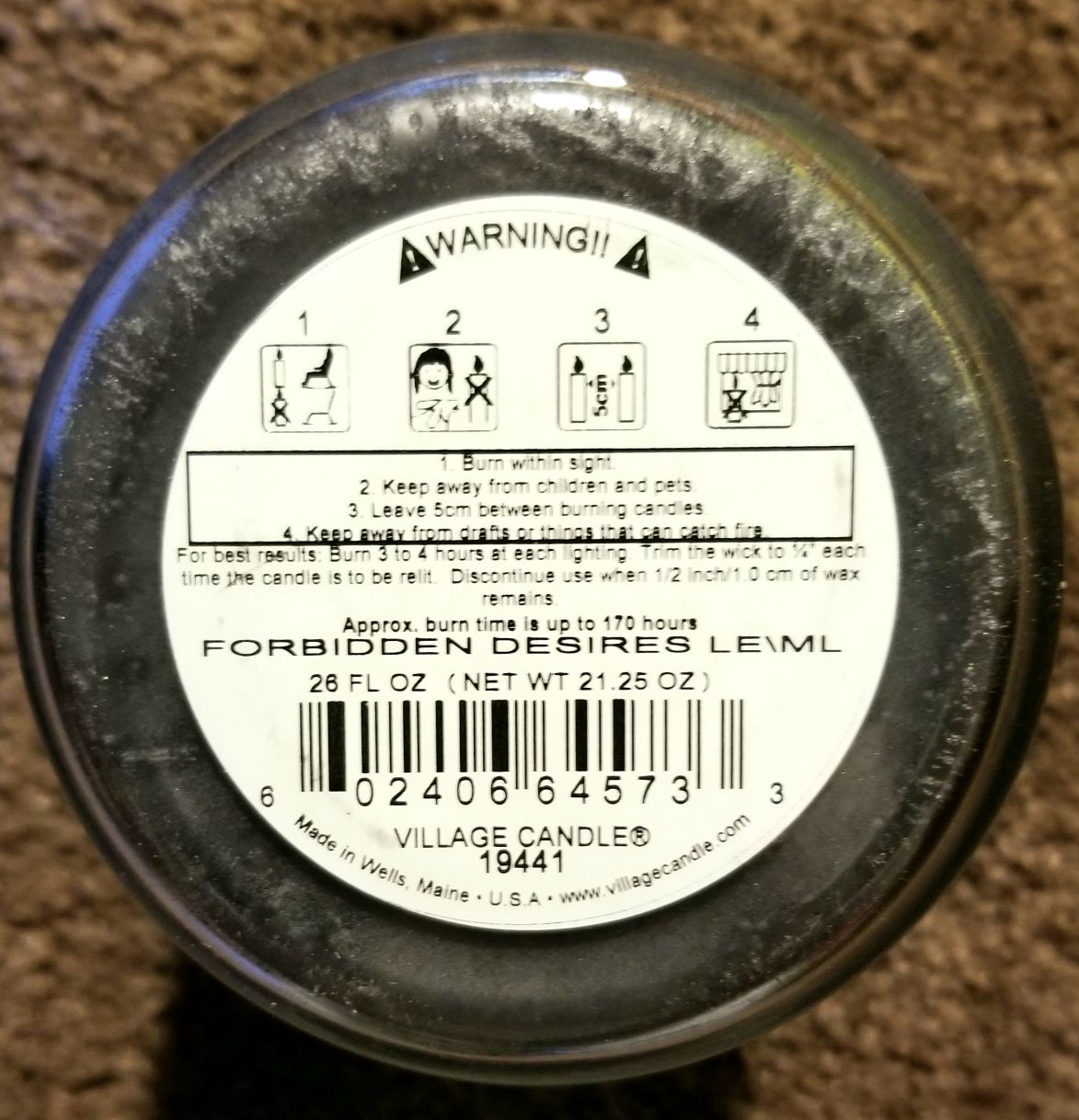 CANDLE: Valentine’s Day Village Candle - Forbidden Desires 2020 - Village Candle (Valentine’s Day Candles) action figure collectible - Main Image 2