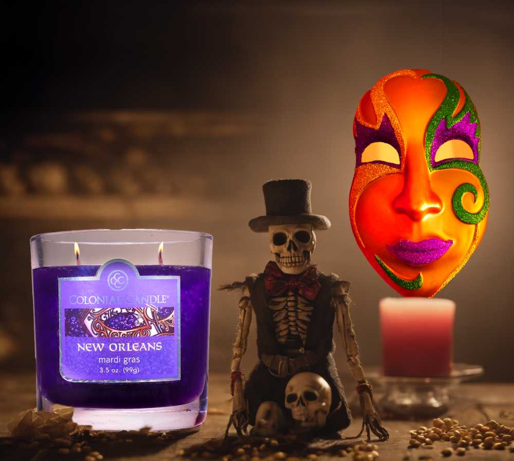 CANDLE: Mardi Gras Colonial Candle Mardi Gras 2014 - Colonial Candle (Mardi Gras Candles) action figure collectible - Main Image 4